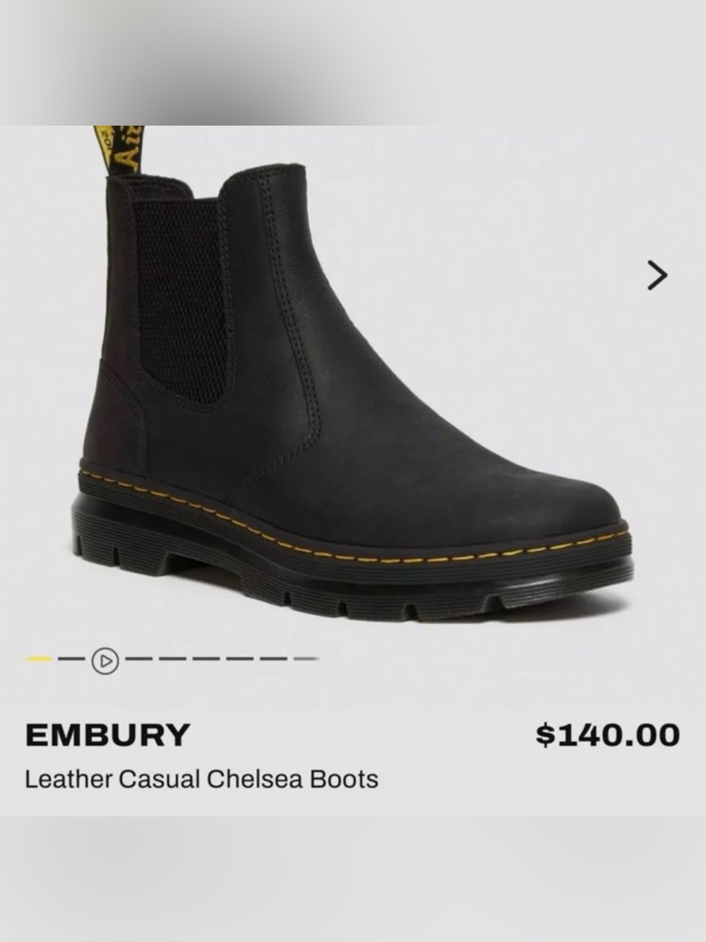 Dr. Martens Black Chelsea Boots